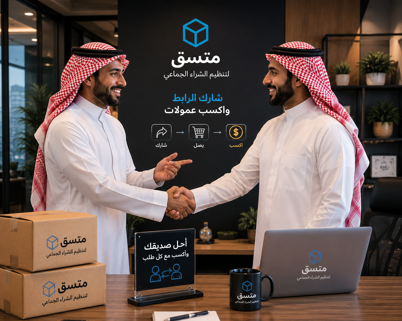 كيف يعمل نظام الإحالة في متسق وكيف تربح عمولات من توصياتك